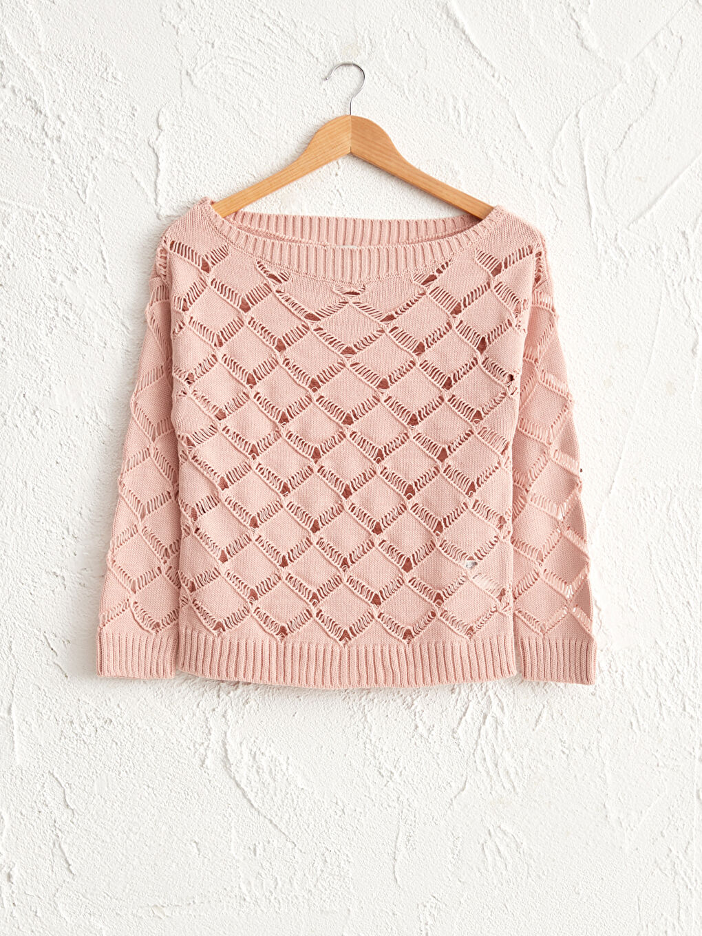 Πουλόβερ Τρικότ με Λαιμόκοψη Boat