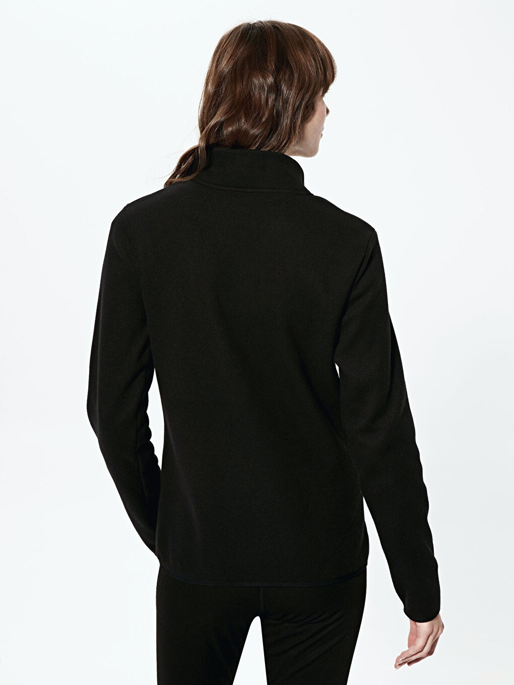 LC Waikiki Half Zipper High Neck Fleece Sweatshirt -0WFO38Z8-CVL