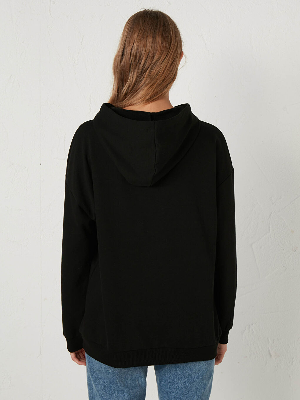 Nasa Baskılı Kapüşonlu Sweatshirt-4