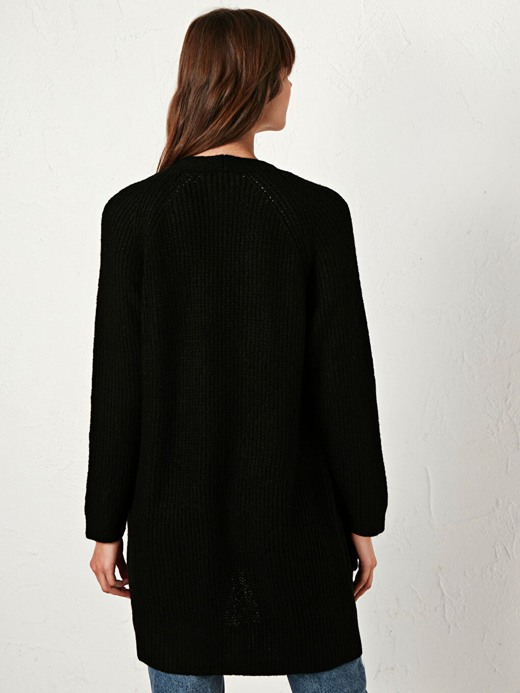 LCW Vision Plüsch-Strickjacke mit Fell-Details -0WFO99Z8-CVL