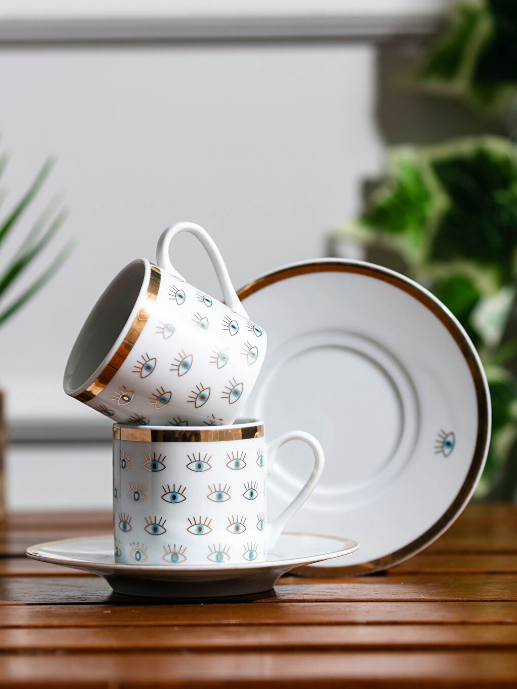 طقم فناجين قهوة بورسلين 2 قطعة