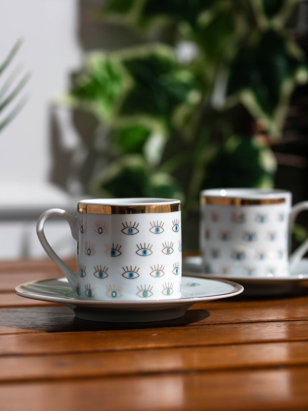 طقم فناجين قهوة بورسلين 2 قطعة-1