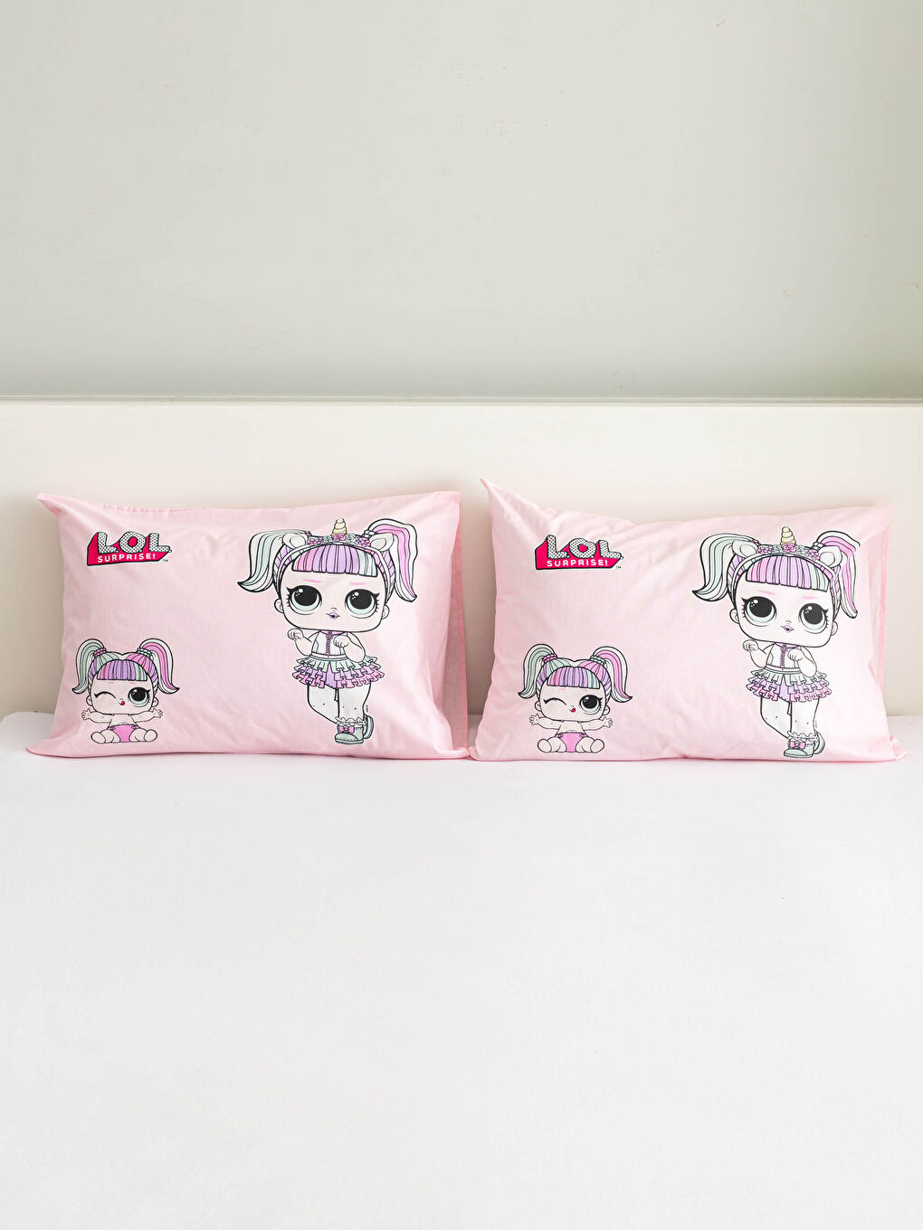 LCW HOME Girl's Lol Licensed Pillow Case 2 in 1 -0WFR06Z4-F9C