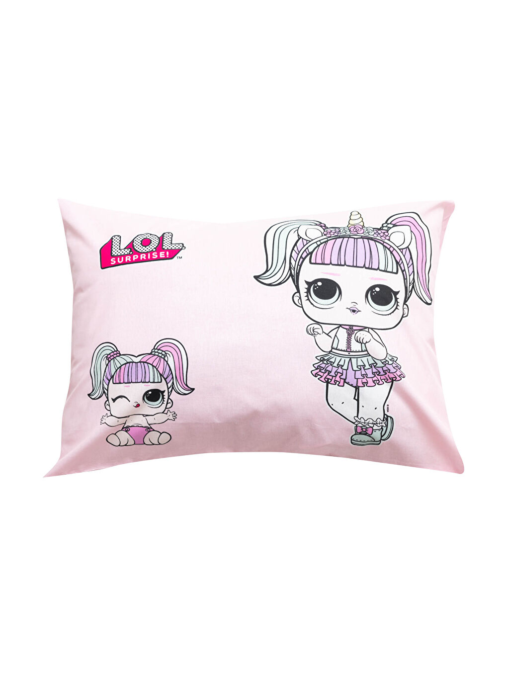 LCW HOME Girl's Lol Licensed Pillow Case 2 in 1 -0WFR06Z4-F9C