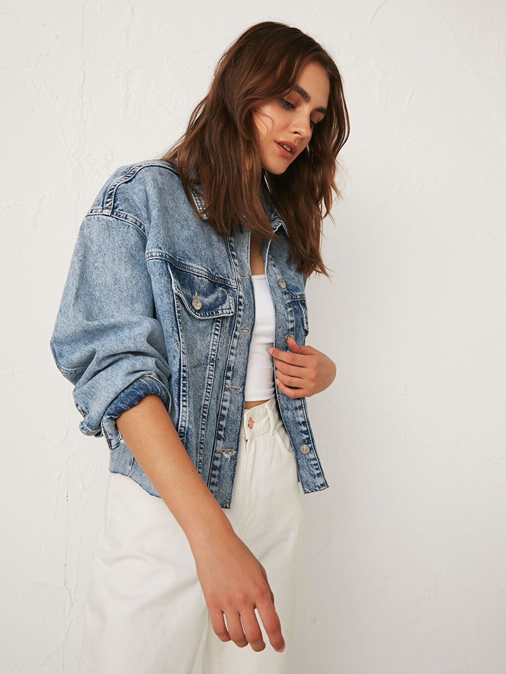 Crop Jean Jacket-1