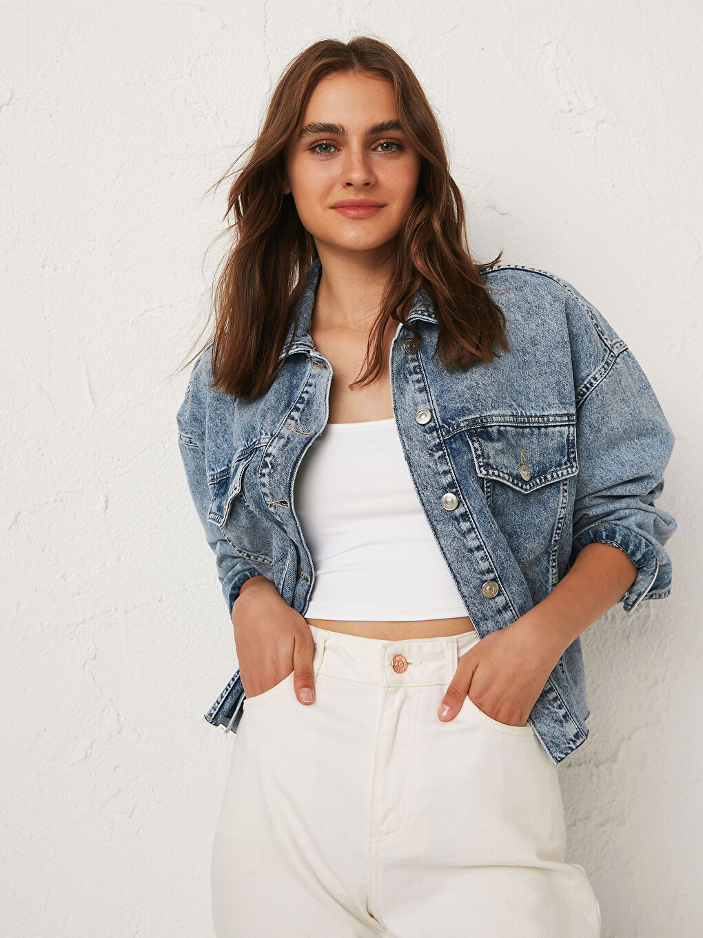 Crop Jean Jacket-3
