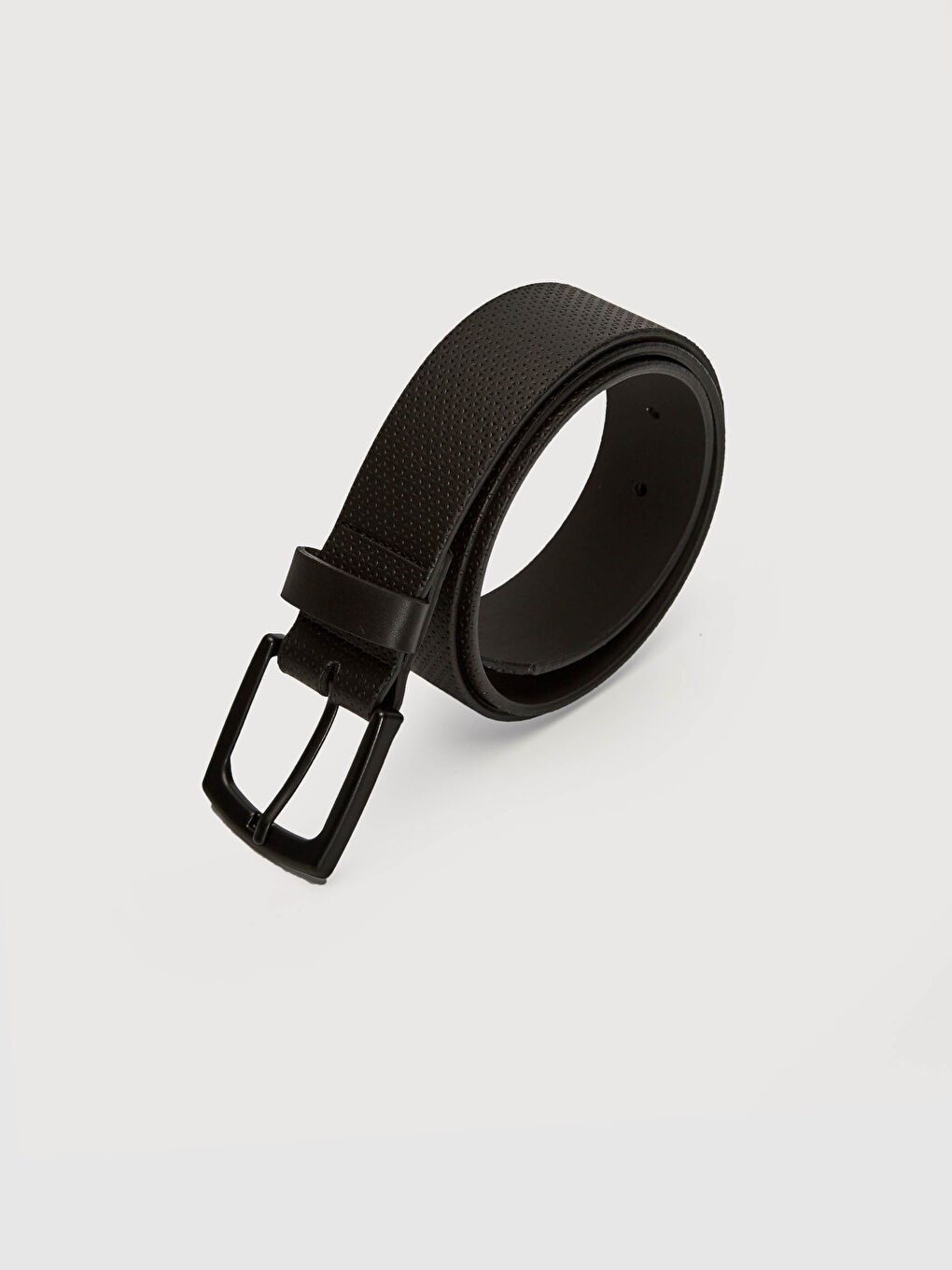 Siyah Deri Görünümlü Kemer