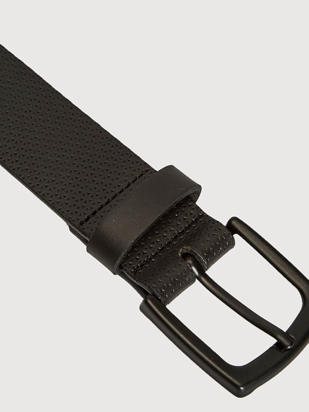 Siyah Deri Görünümlü Kemer-2