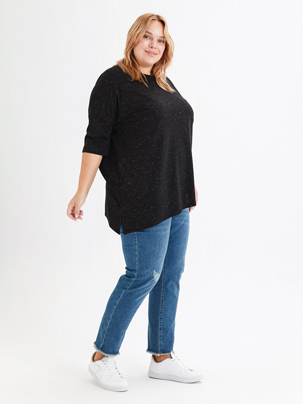 Футболка з круглим вирізом, з принтом, короткий рукав, для жінок-4