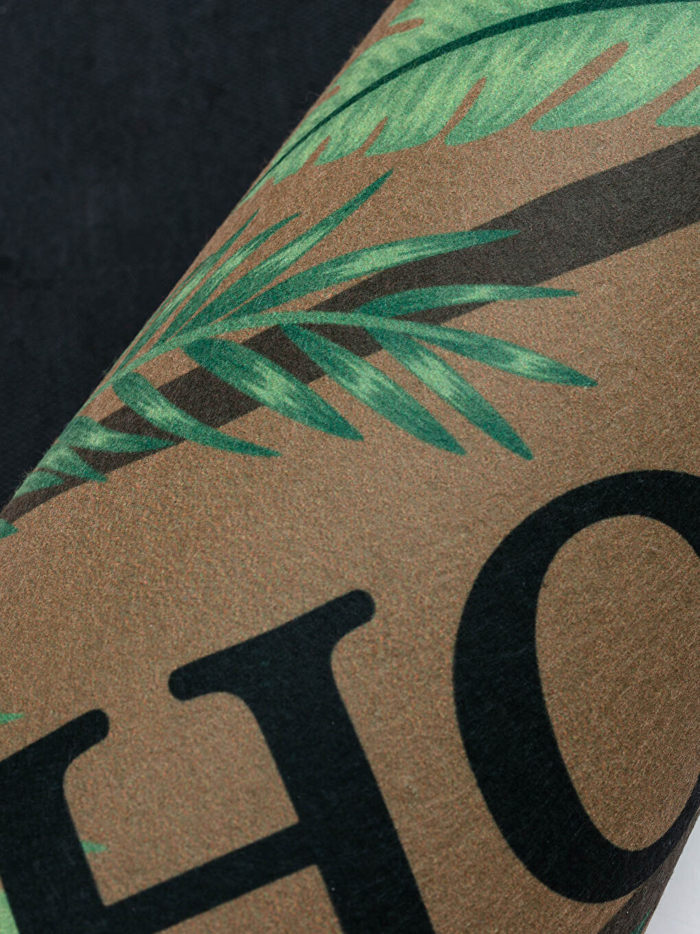 Yeşil Botanik Baskılı Kapı Önü Paspası-2