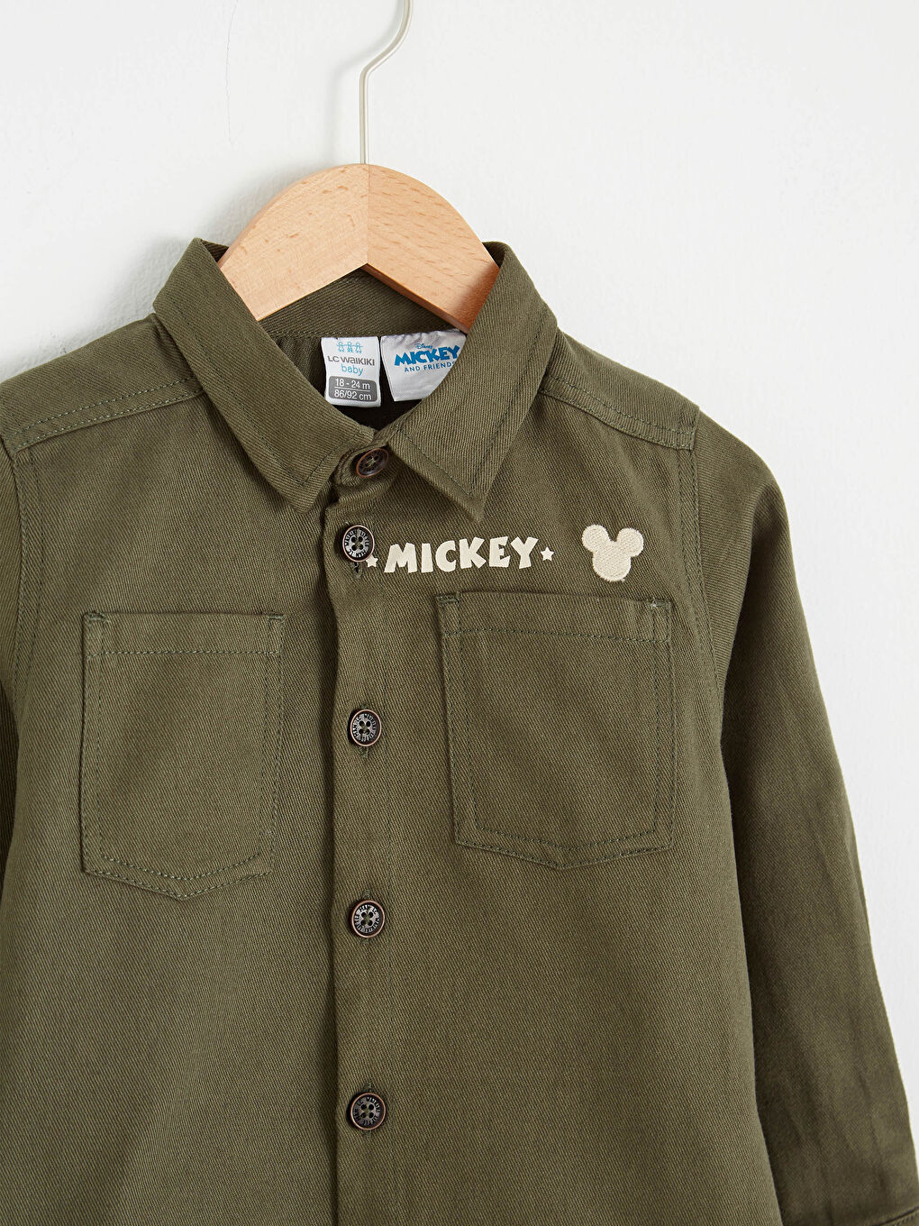 Baby Boy Mickey Mouse Printed Shirt-3