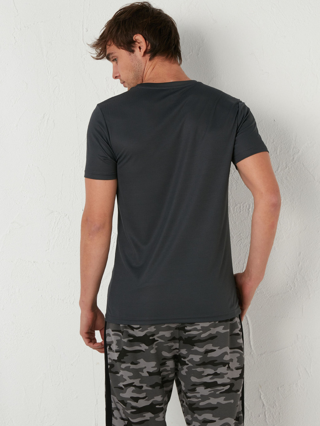 T-shirt De Sport Actif À Manches Courtes Et Col Rond-2