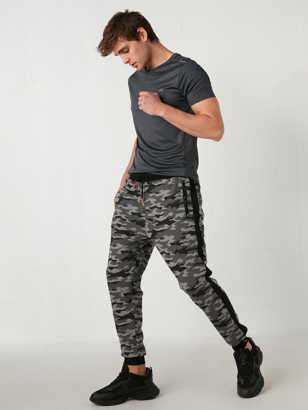 T-shirt De Sport Actif À Manches Courtes Et Col Rond-1
