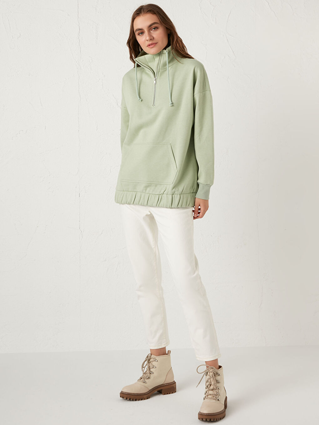 Женский толстый свитшот-2