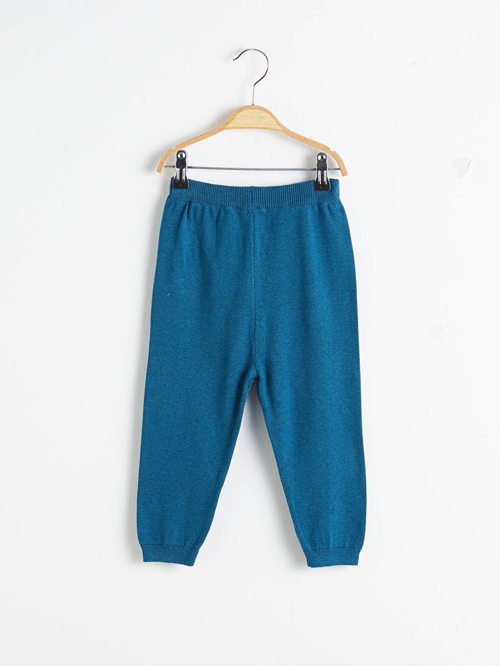Petrol Erkek Bebek Triko Pantolon-1