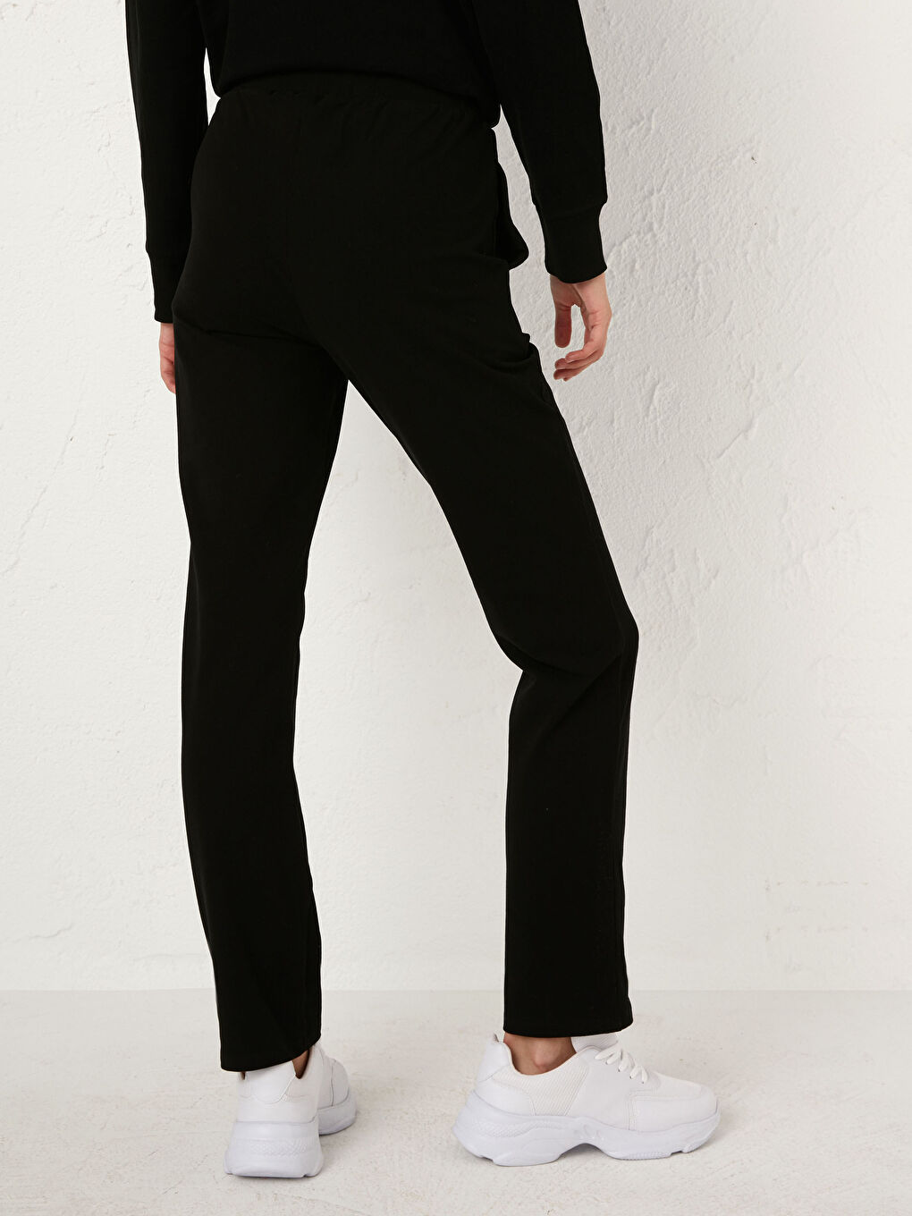 Брюки с эластичной резинкой на талии-8