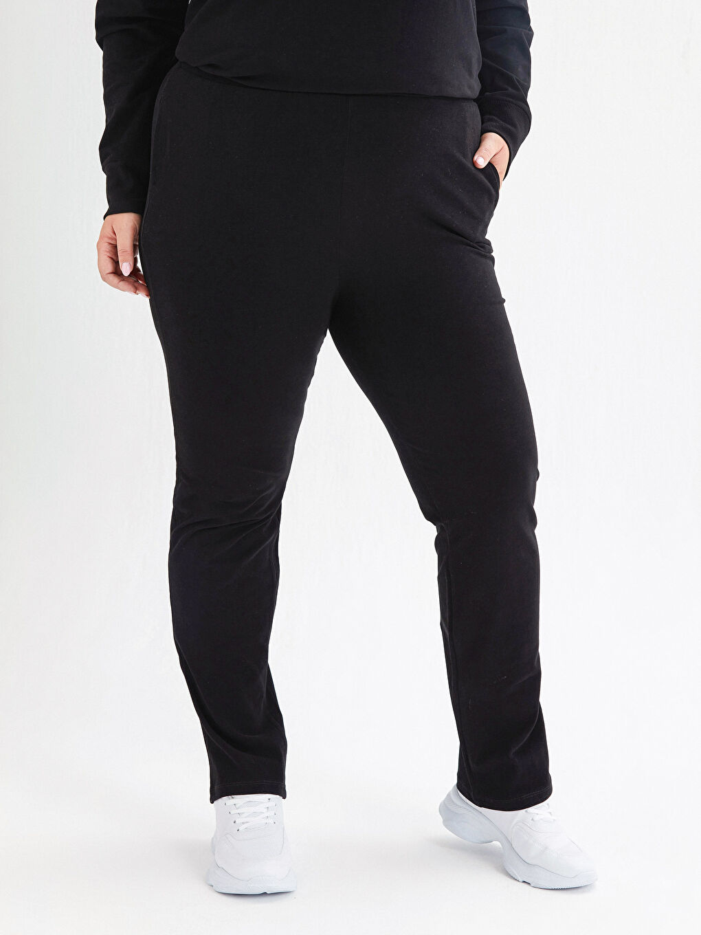 Брюки с эластичной резинкой на талии-2