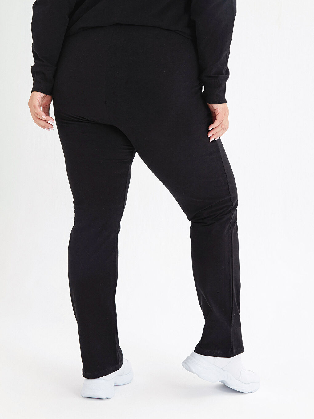 Брюки с эластичной резинкой на талии-3