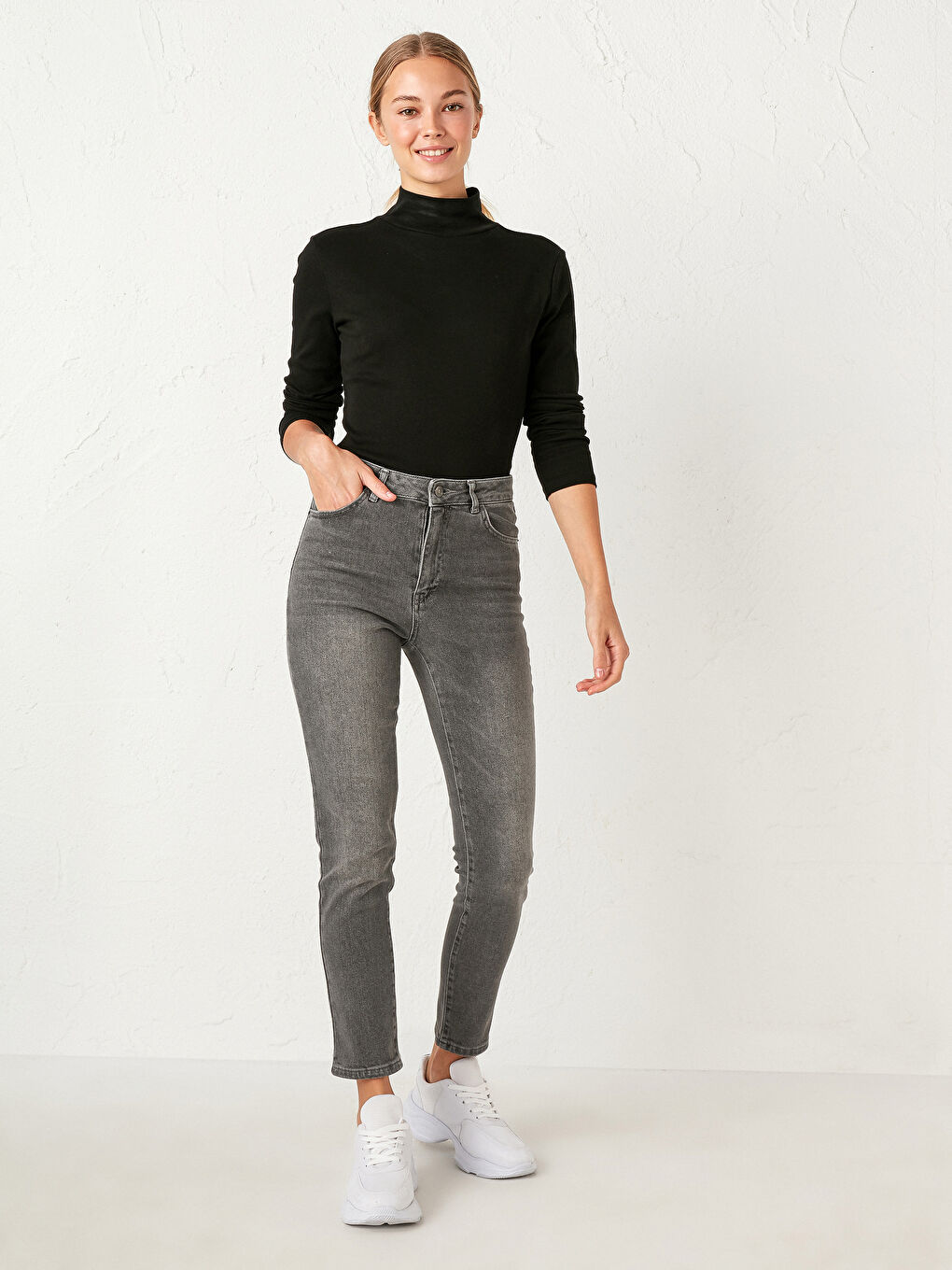 Ankle Length Skinny Jeans-1