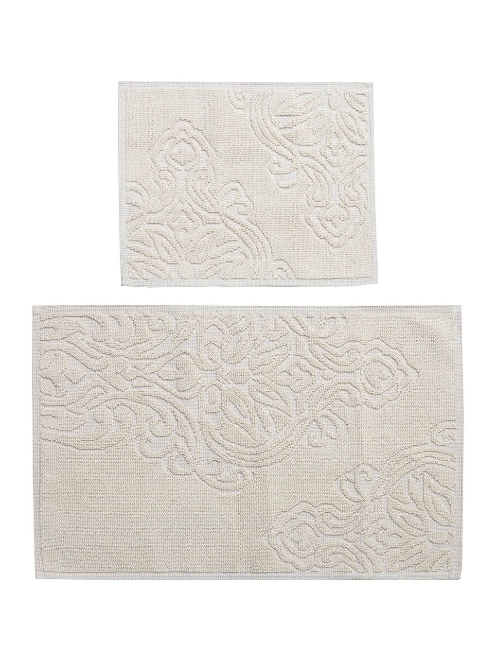 LCW HOME Patterned Bath Mat 2 Pack -0WGE10Z8-DFV
