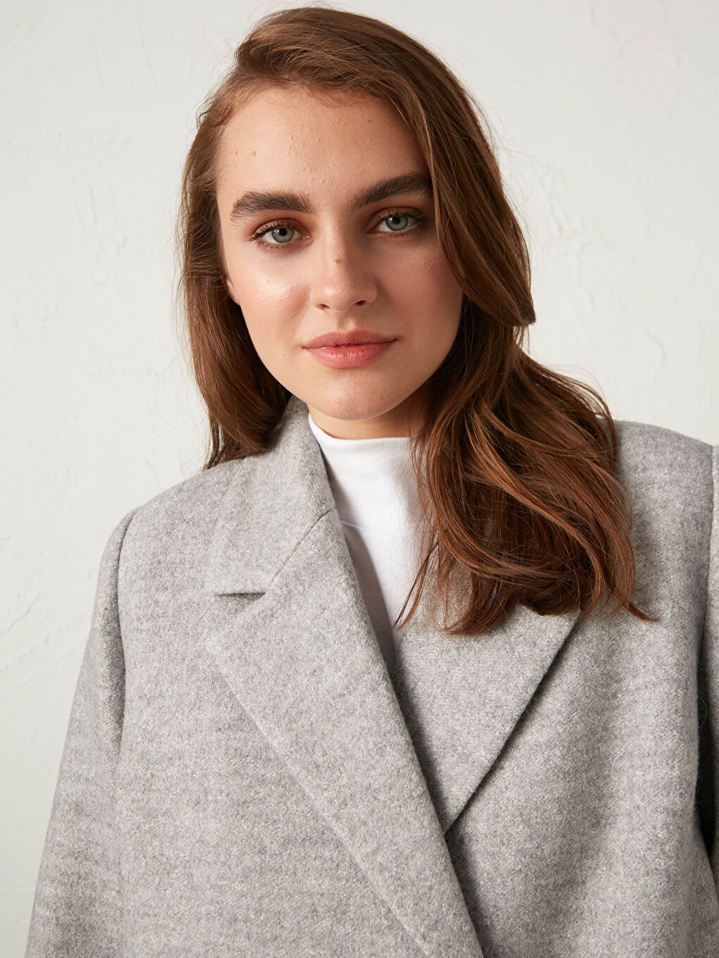 Jacket Collar Long Sleeve Women's Cachet Coat-5
