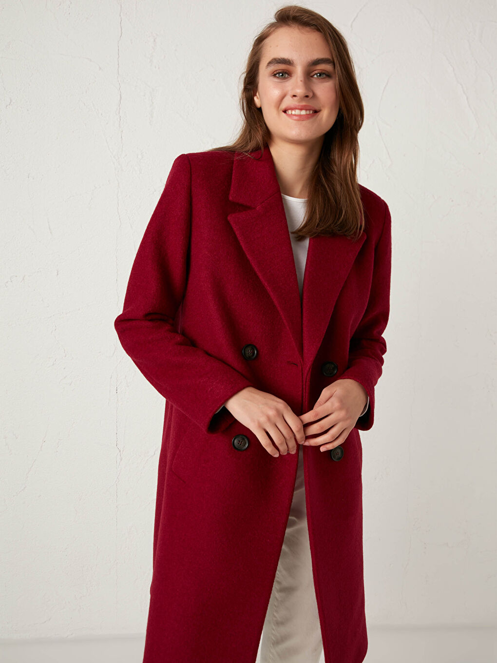 Žena BORDO Kaput od mješavine vune