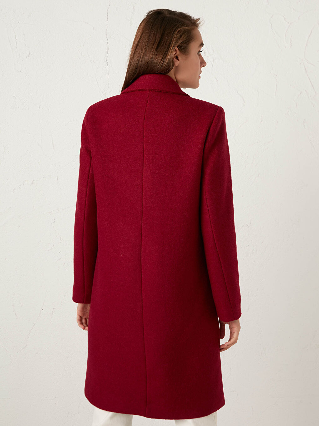 Žena BORDO Kaput od mješavine vune-5