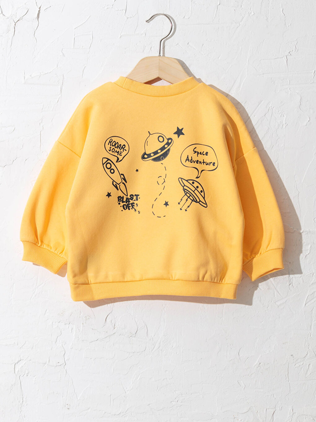 Свитшот с принтом для малышей мальчиков-1