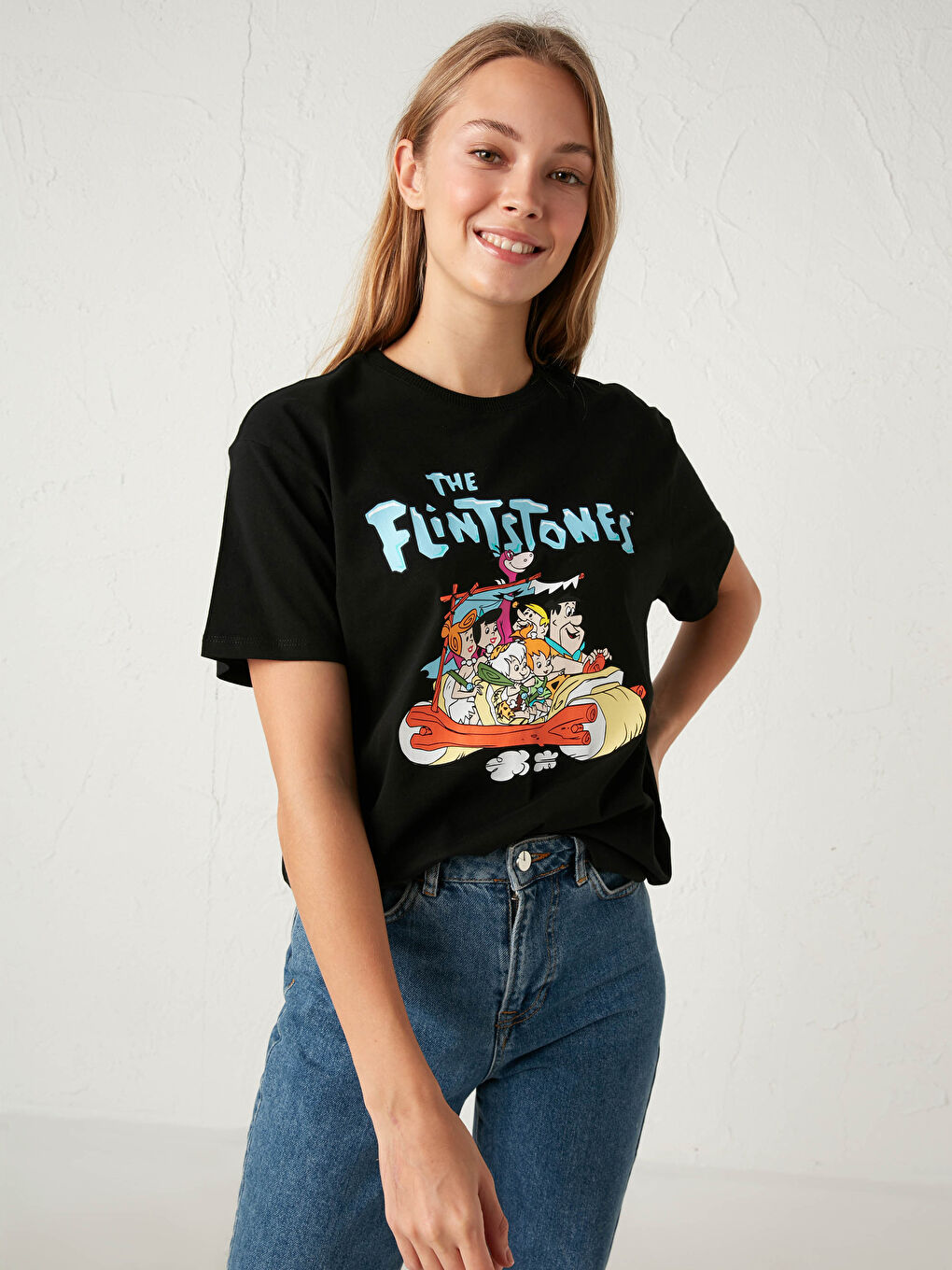 The Flintstones Printed Cotton T-Shirt-2