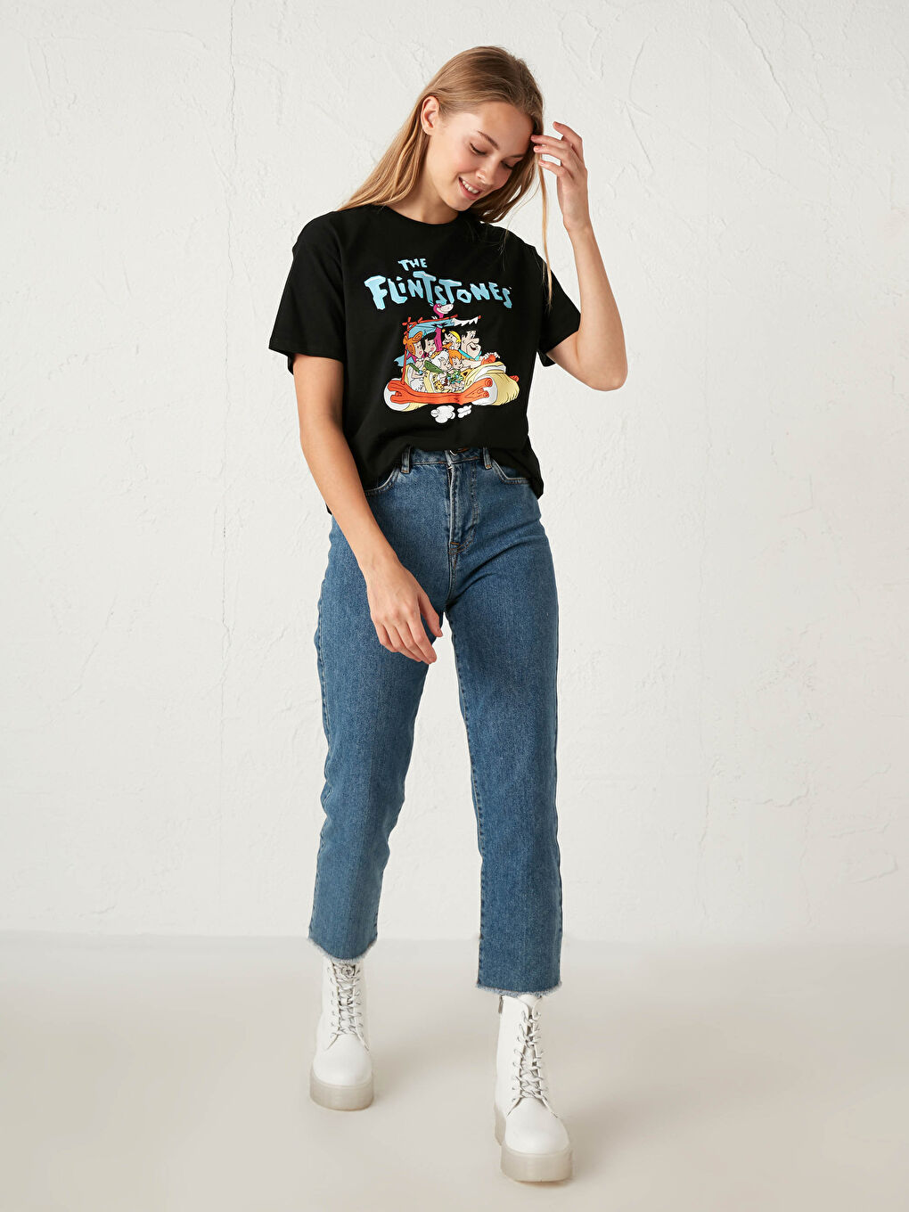 The Flintstones Printed Cotton T-Shirt-3