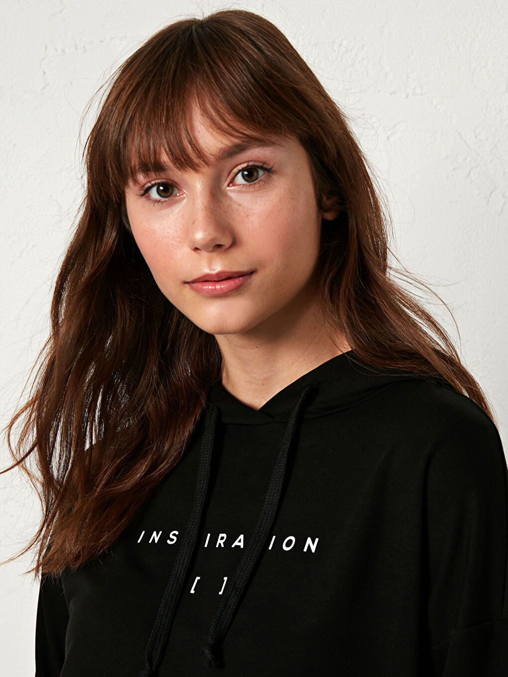 Sweat à Capuche Imprimé avec Slogan-1