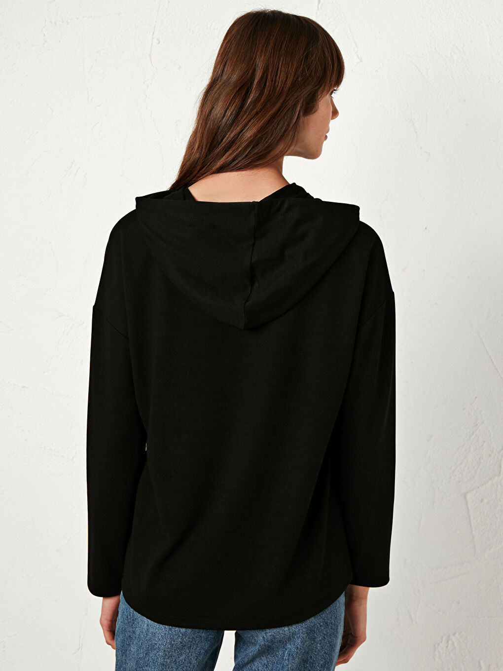 Sweat à Capuche Imprimé avec Slogan-7