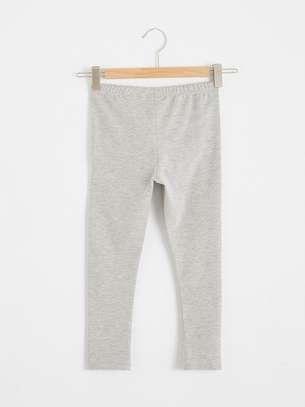 Gri Kız Bebek Minnie ve Mickey Mouse Baskılı Tayt-1