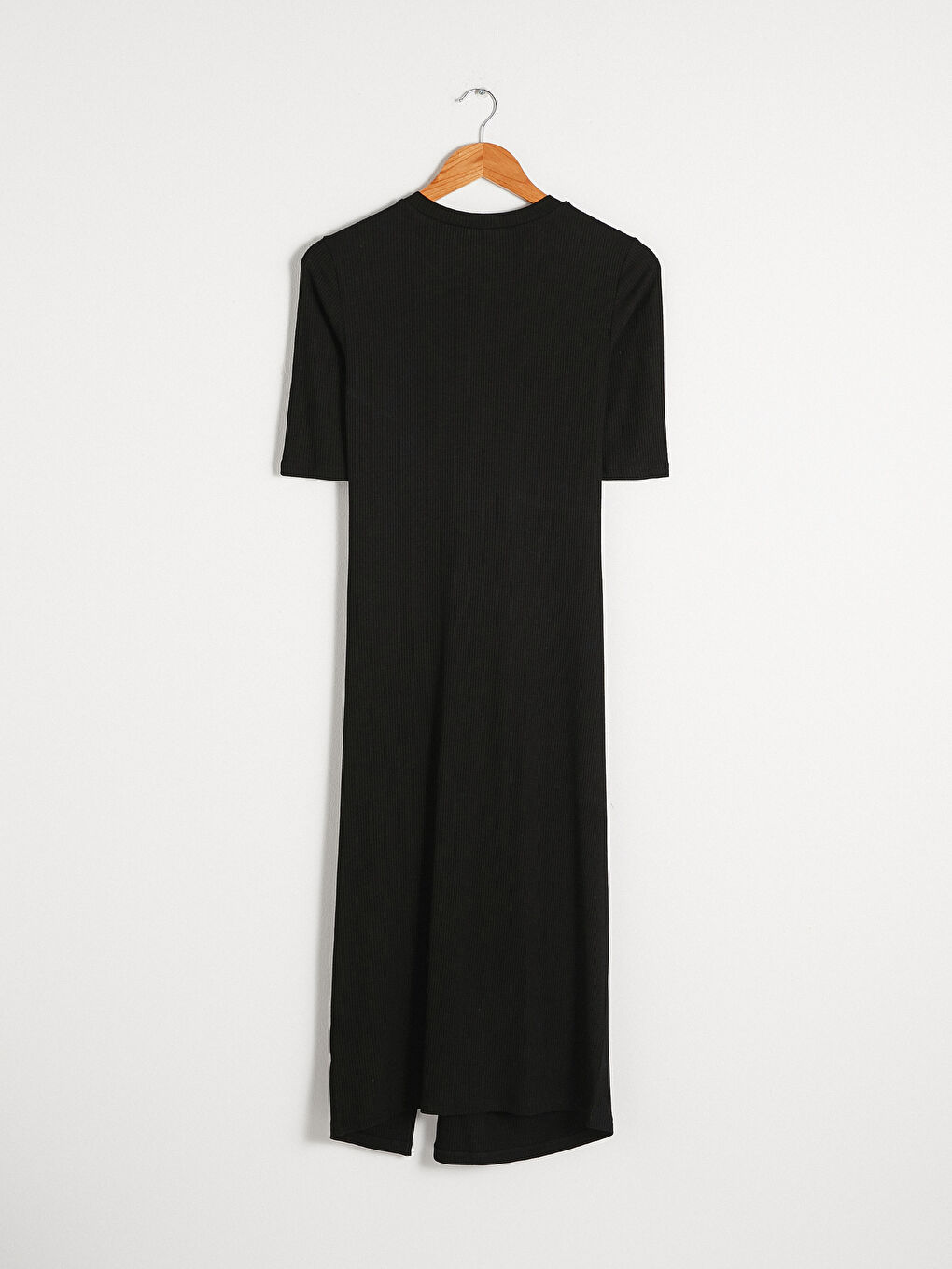 LCW Limited Crew Neck Ruffle Detailed Short Sleeve Women's Dress -0WGJ52Z8-CVL