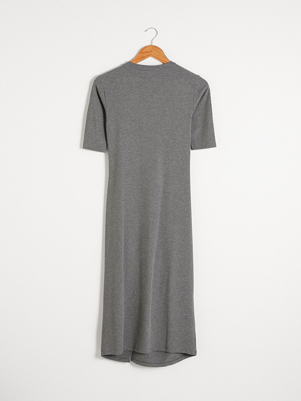 LCW Limited Rundhalsausschnitt Rüschen Detail Kurzarm Kleid für Damen -0WGJ52Z8-KAV