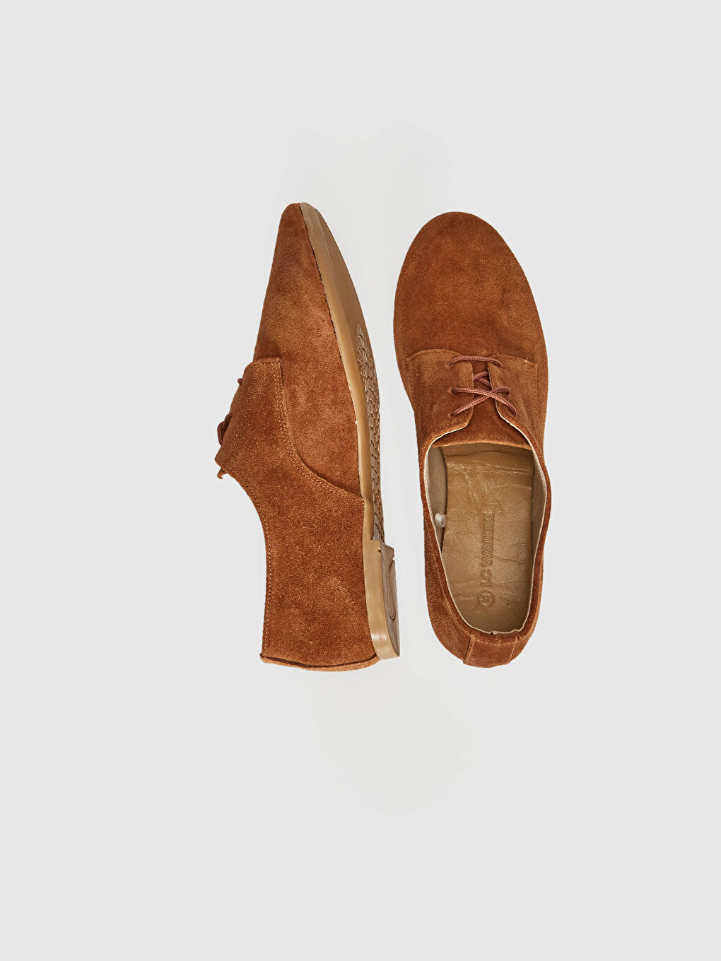 Kahverengi Kadın Saten Klasik Ayakkabı-2