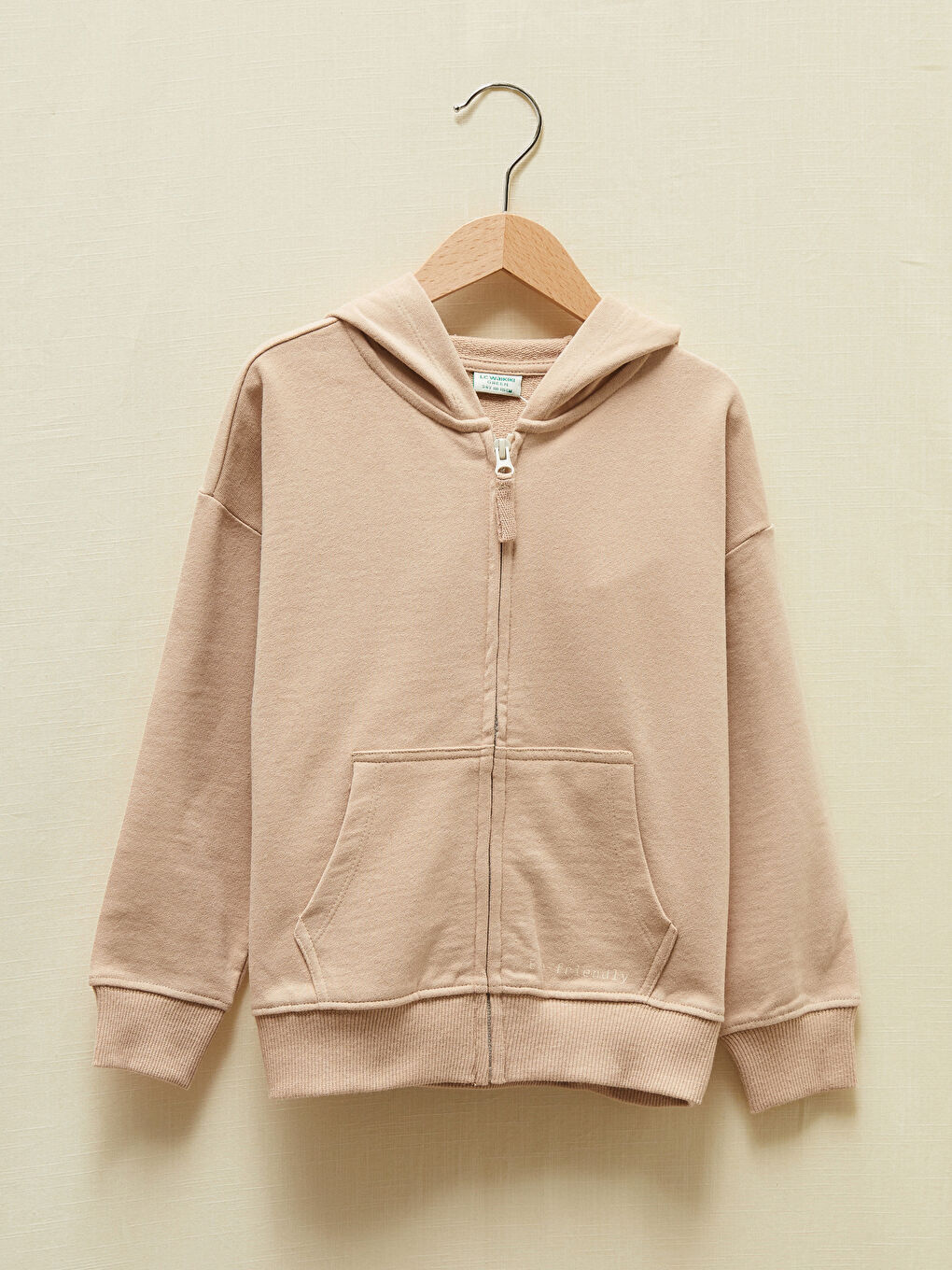 Girl's zipper hoodie