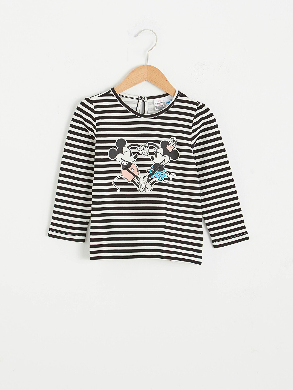 Baby Girl's Mickey and Minnie Mouse Printed T-Shirt