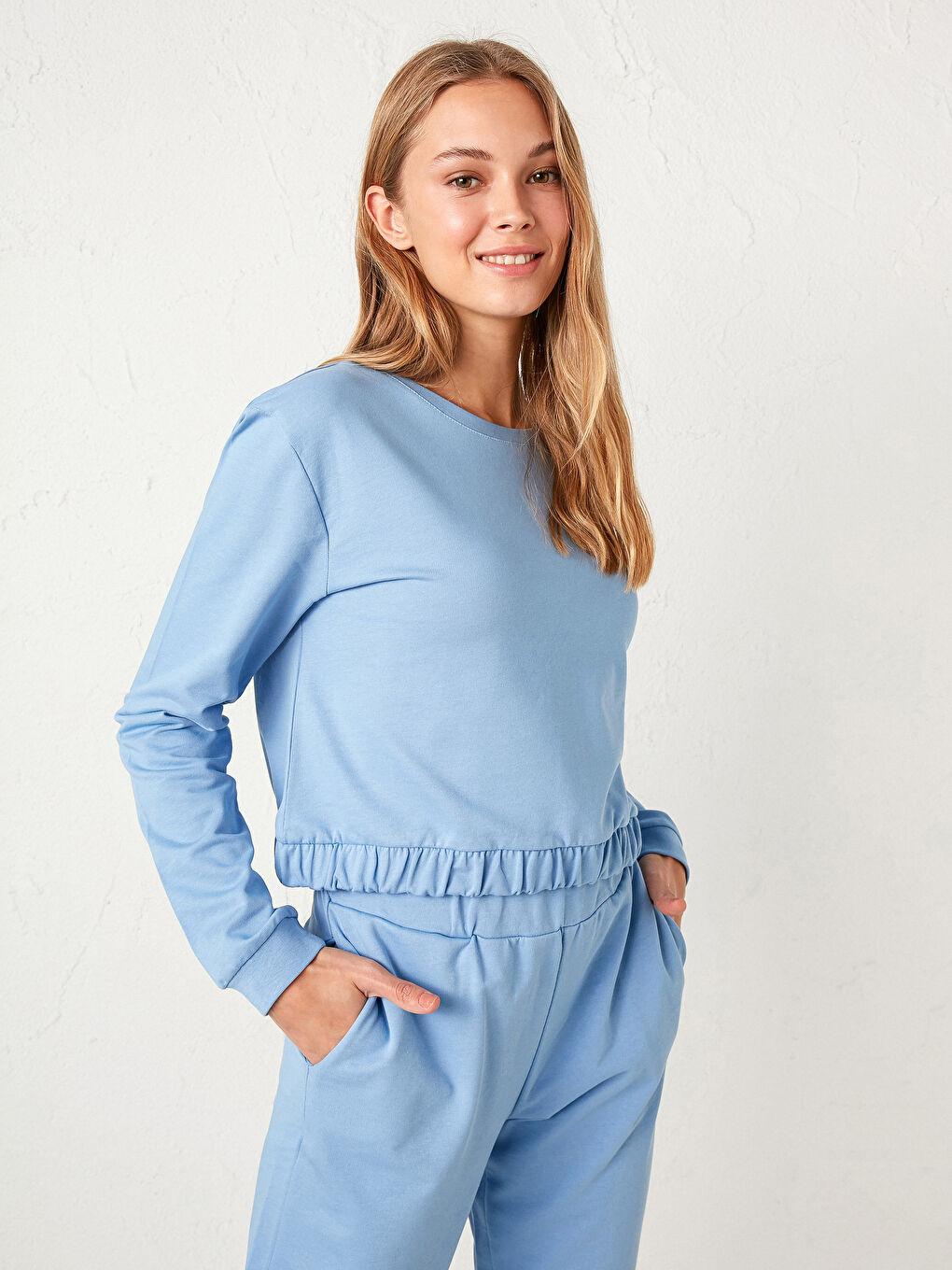 Plain Basic Pajamas Set-3