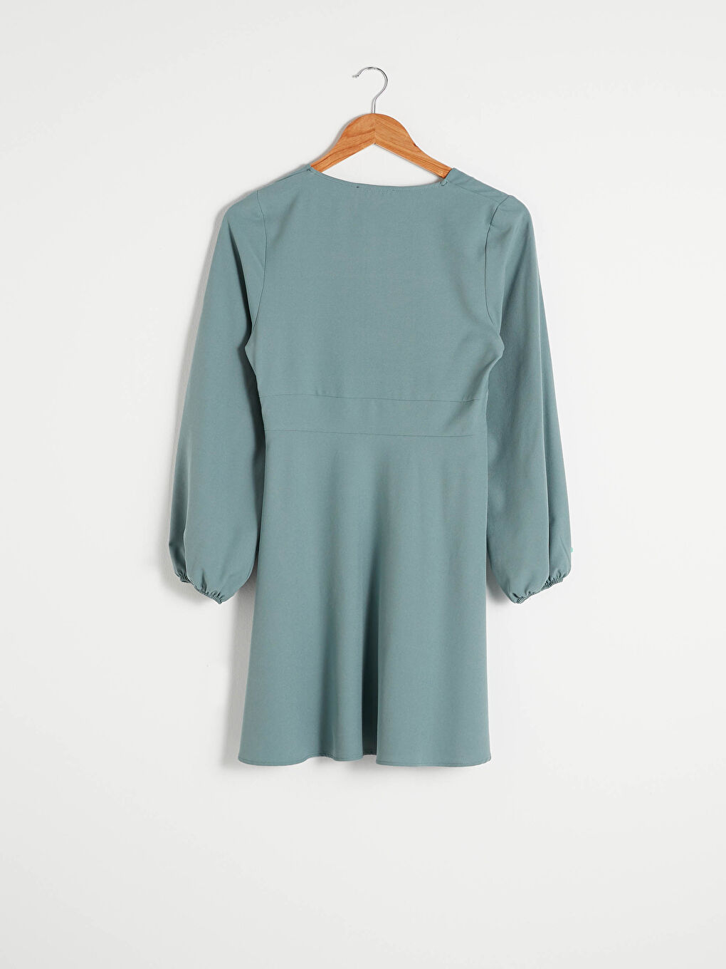 V-Neck Long Sleeve Women's Flared Dress -0WGL19Z8-H9H