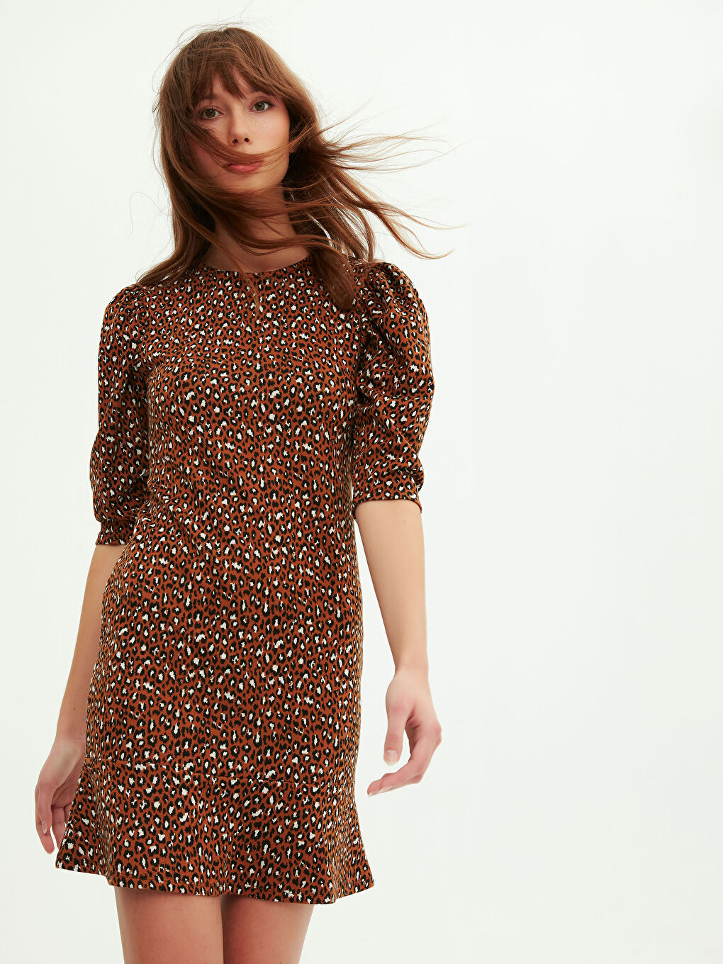 LCW Limited Leopard Patterned Dress -0WGL21Z8-QMP