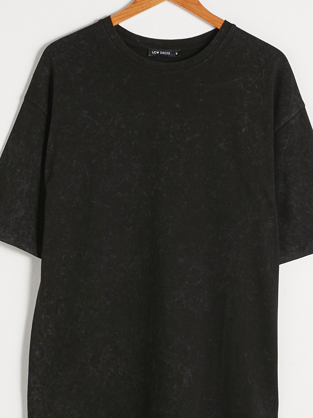 Robe Basique en Coton pour Femmes à Col Rond et Manches Courtes-9