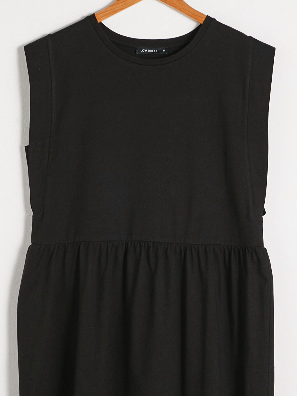 Basic Cotton Flared Dress-10