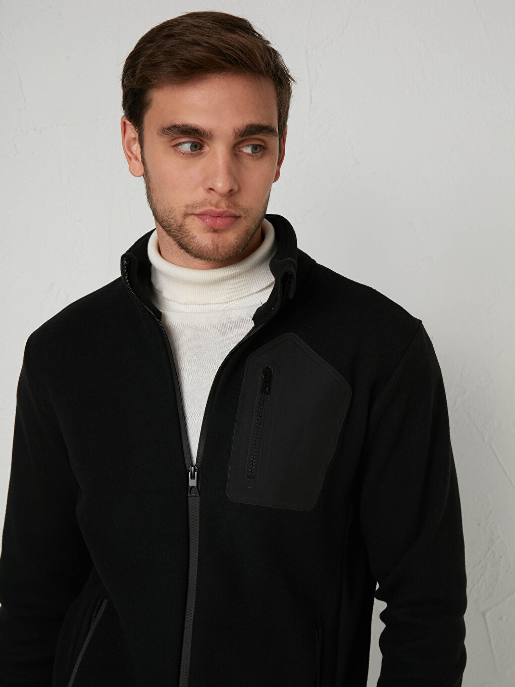 Свитшот На Молнии С Воротником-стойкой-5