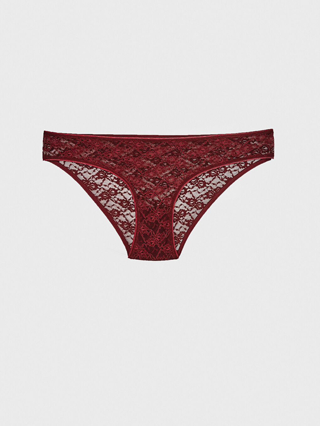 Bordo Dantelli Bikini Külot