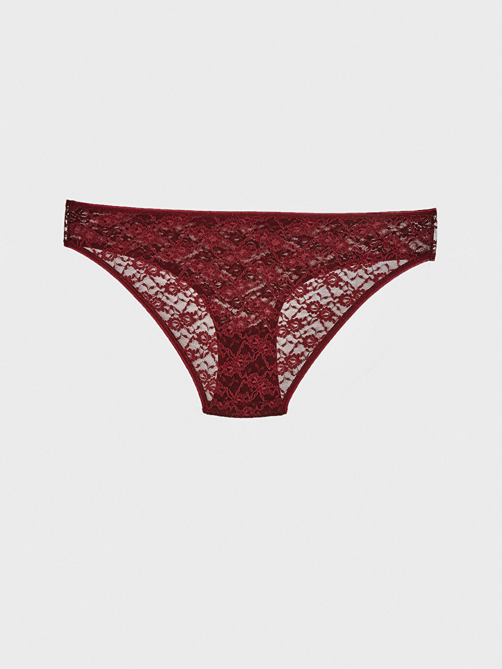 Bordo Dantelli Bikini Külot-1