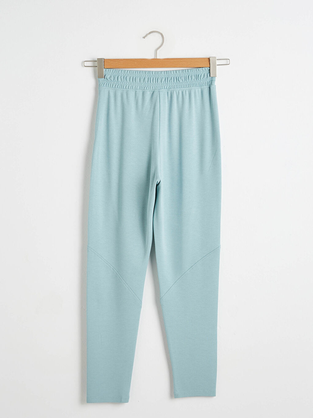 Yeşil Beli Slogan Baskılı Aktif Spor Eşofman Altı-5