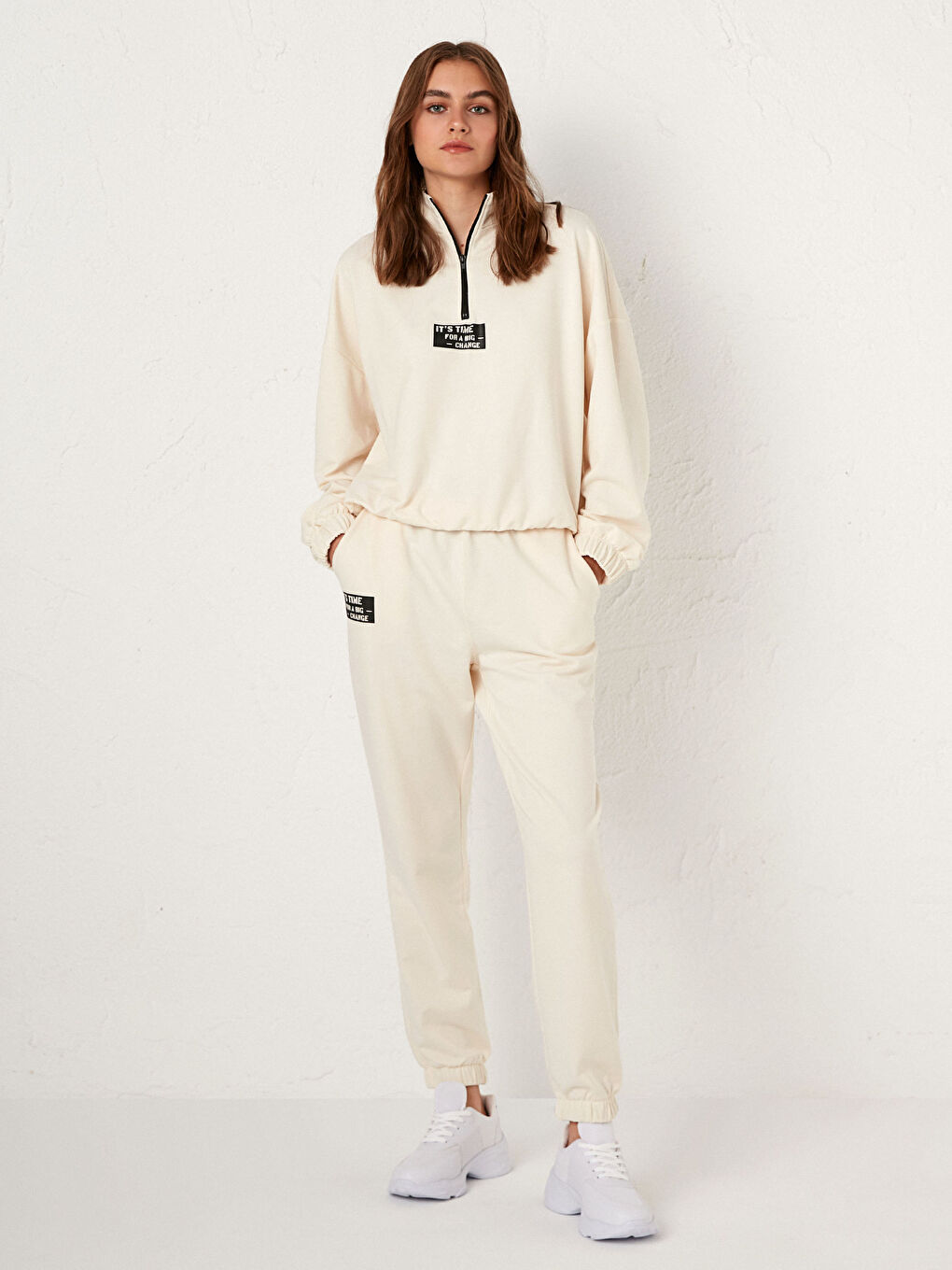 Zip-Down Bomber Sweatshirt-3