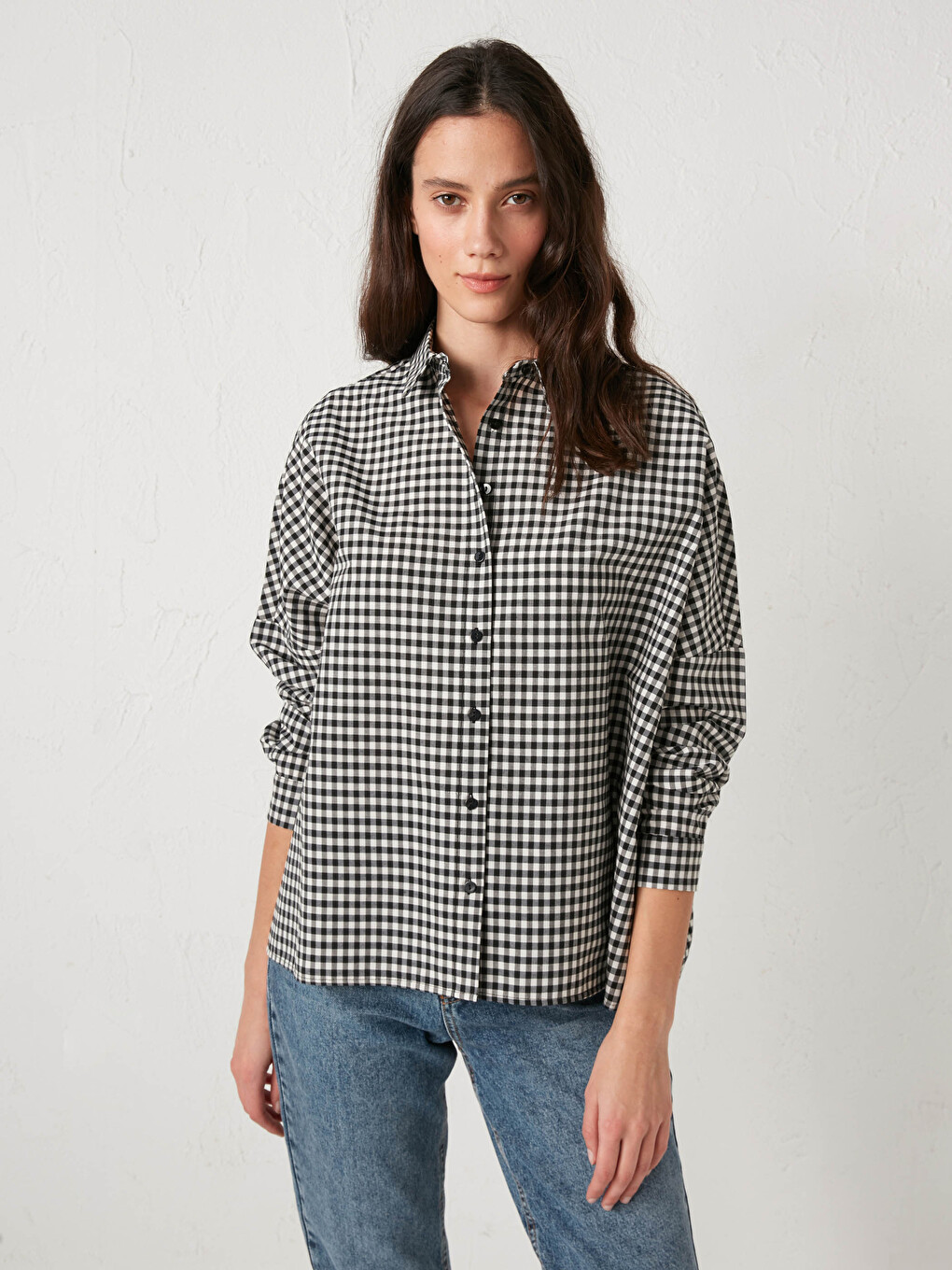 LCW Vision Chequered Shirt - 0WGP76Z8-LKX - LC Waikiki