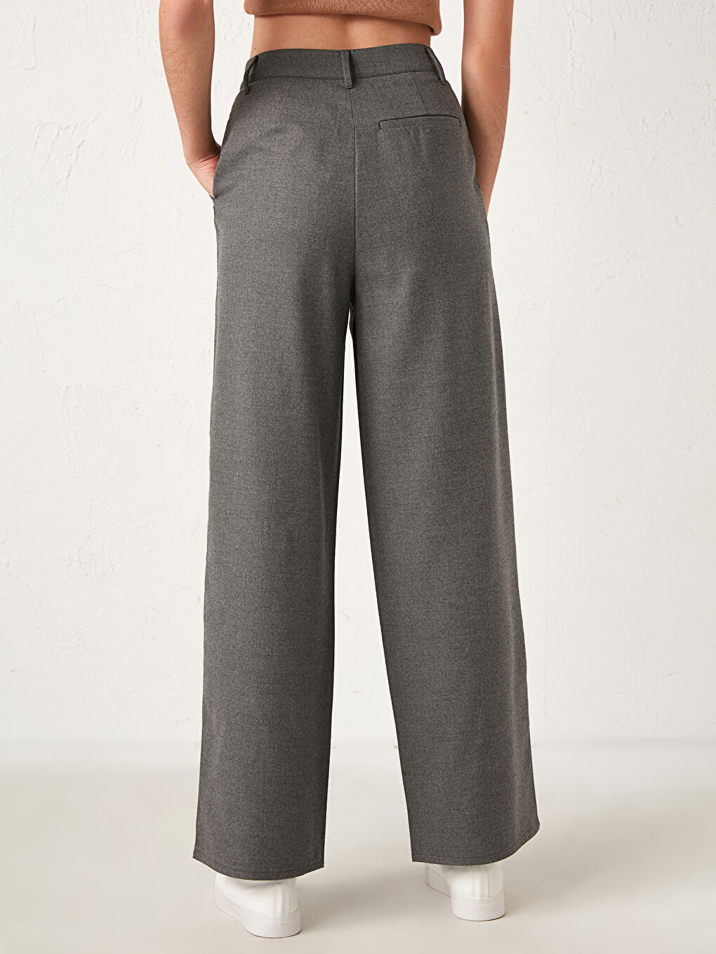 Pantalon Évasé Longueur Cheville-3